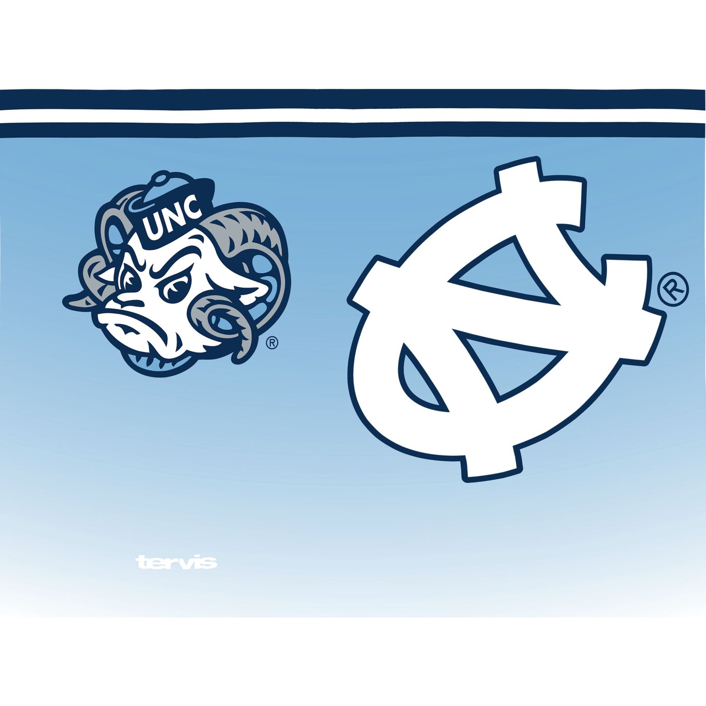 UNC 24 oz. Forever Fan Wrap Tumbler