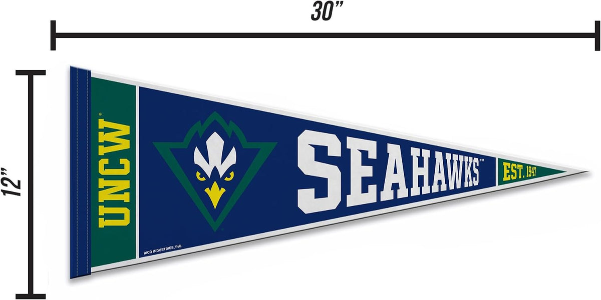 UNCW Soft Felt Carded Pennant