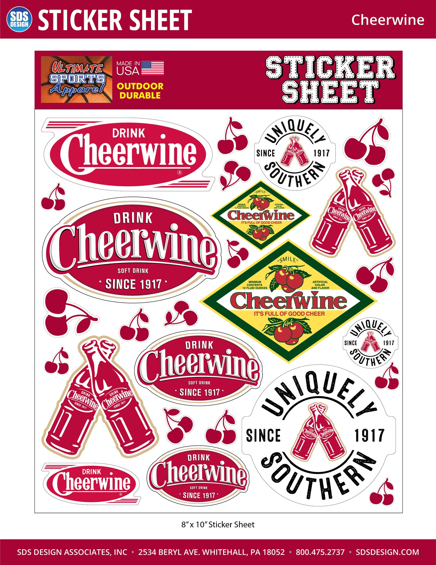 Cheerwine - Sticker Sheet