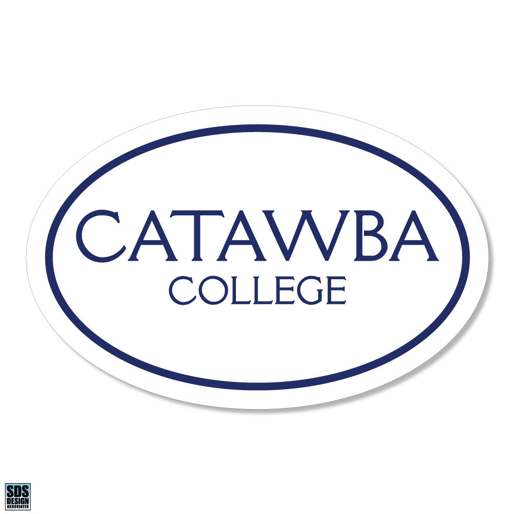 Catawba Oval Decal (6”)