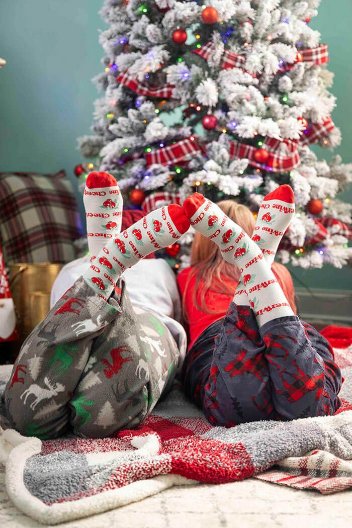 Cheerwine - Grey Socks