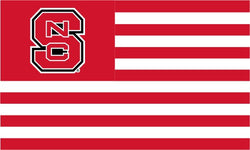 NC State - 3x5 Flag (Stripes)