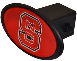 NC State 2" Oval Hitch Cover