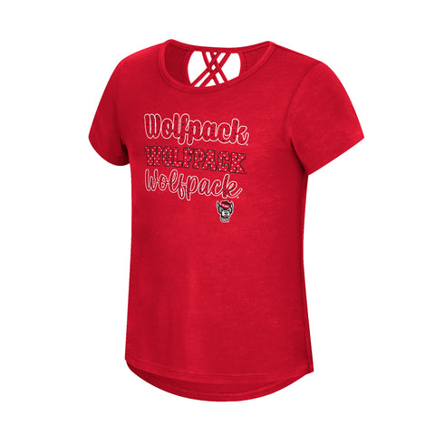 NC State Girls Katie Strappy Tee
