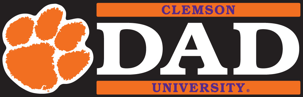 Clemson Dad Decal