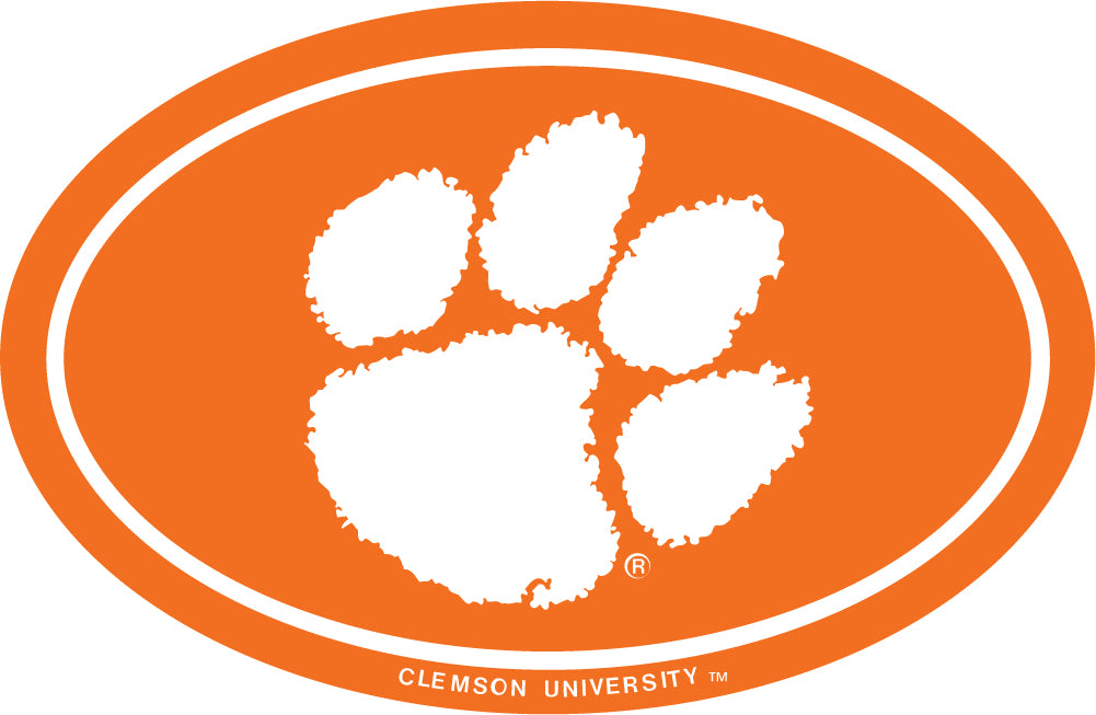 Clemson Oval Orange Magnet