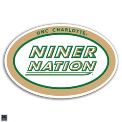 UNCC "Niner Nation" Vinyl Decal (6")