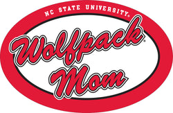 NC State Euro Wolfpack Mom Vinyl Decal