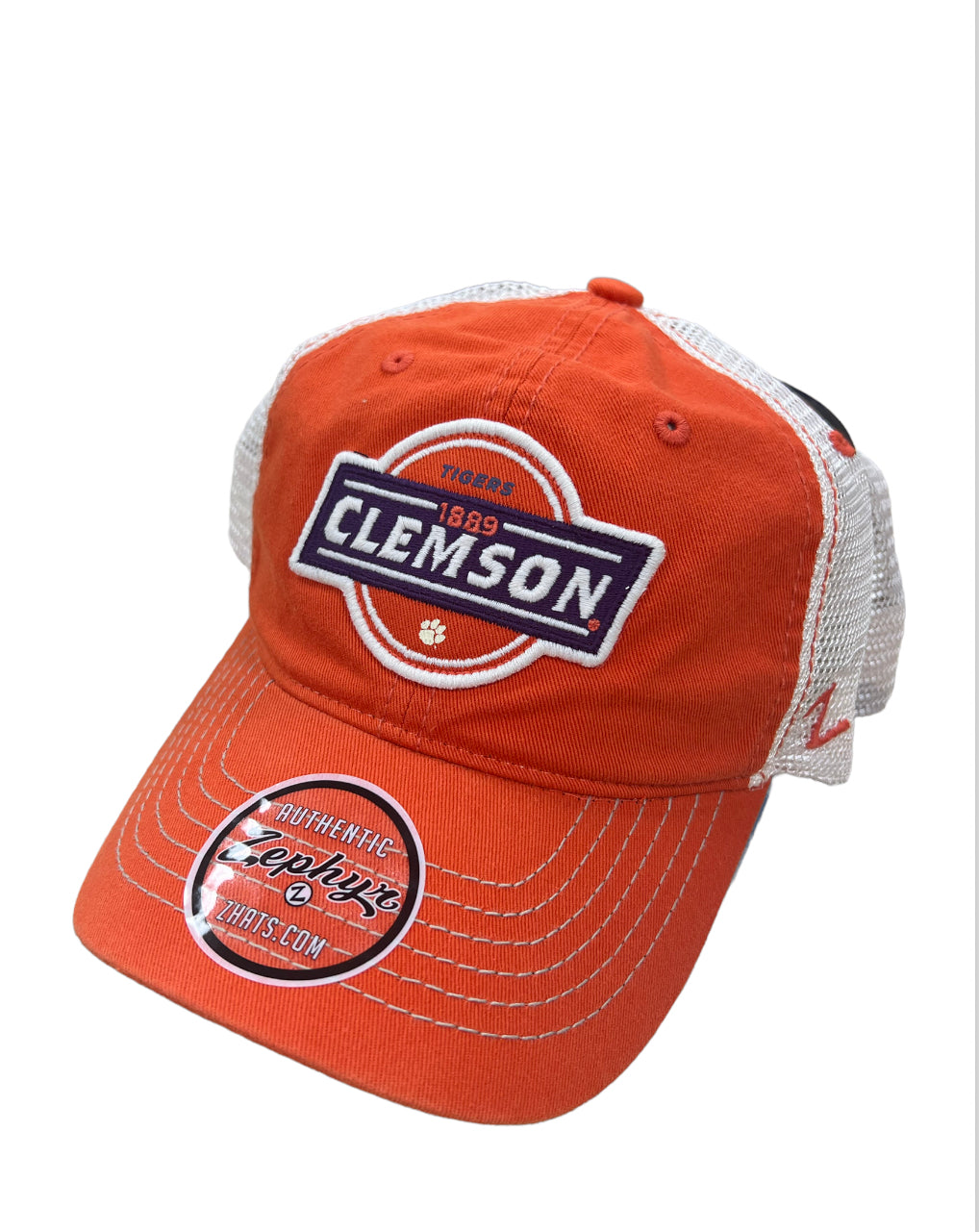 Clemson Zephyr Unleaded Adj. Mesh Hat