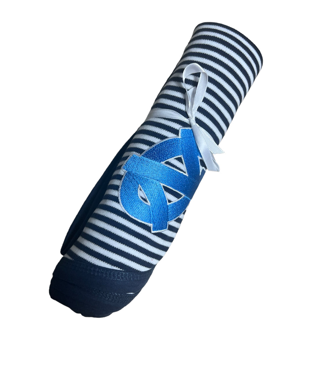 UNC Striped Baby Blanket