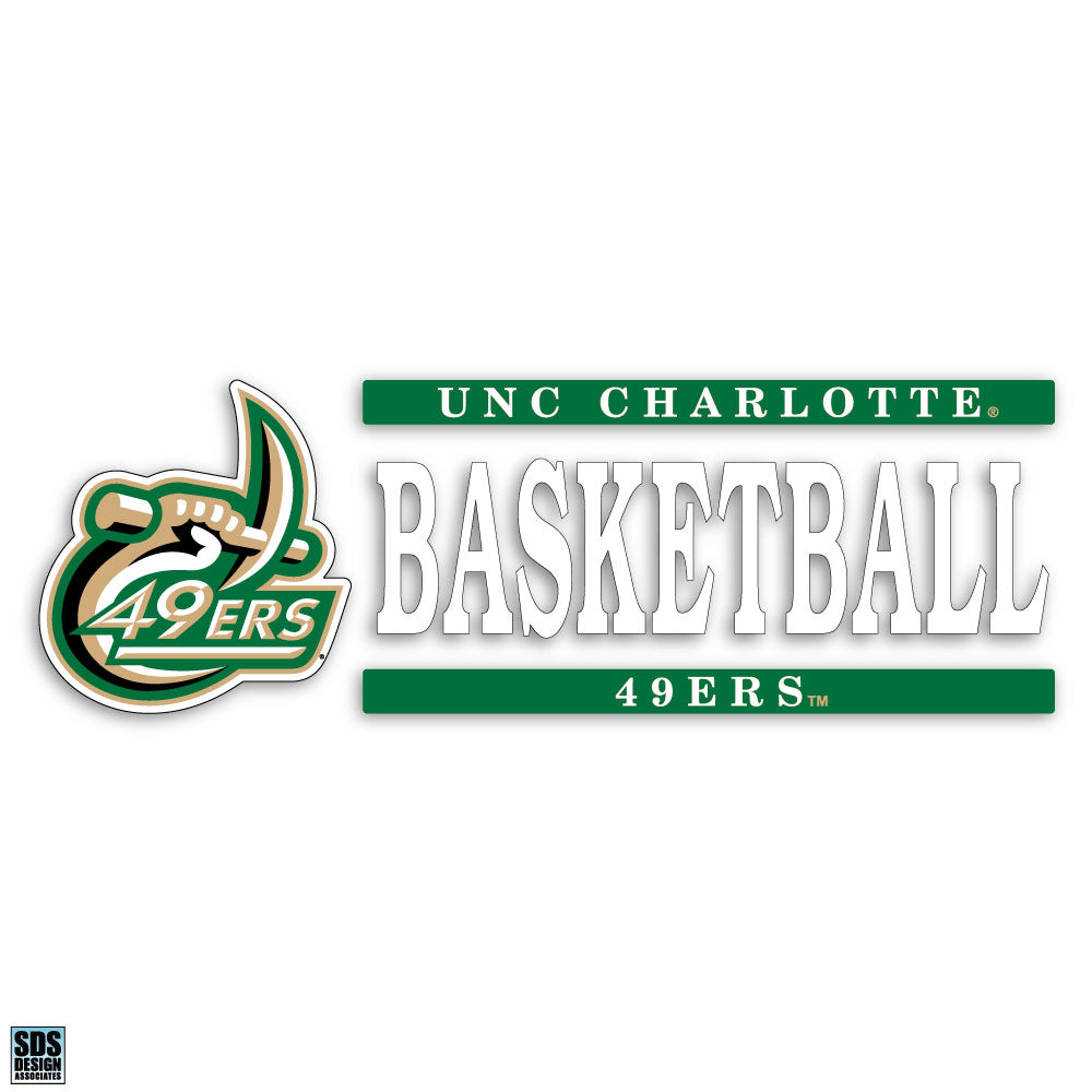UNCC Basketball Vinyl Decal