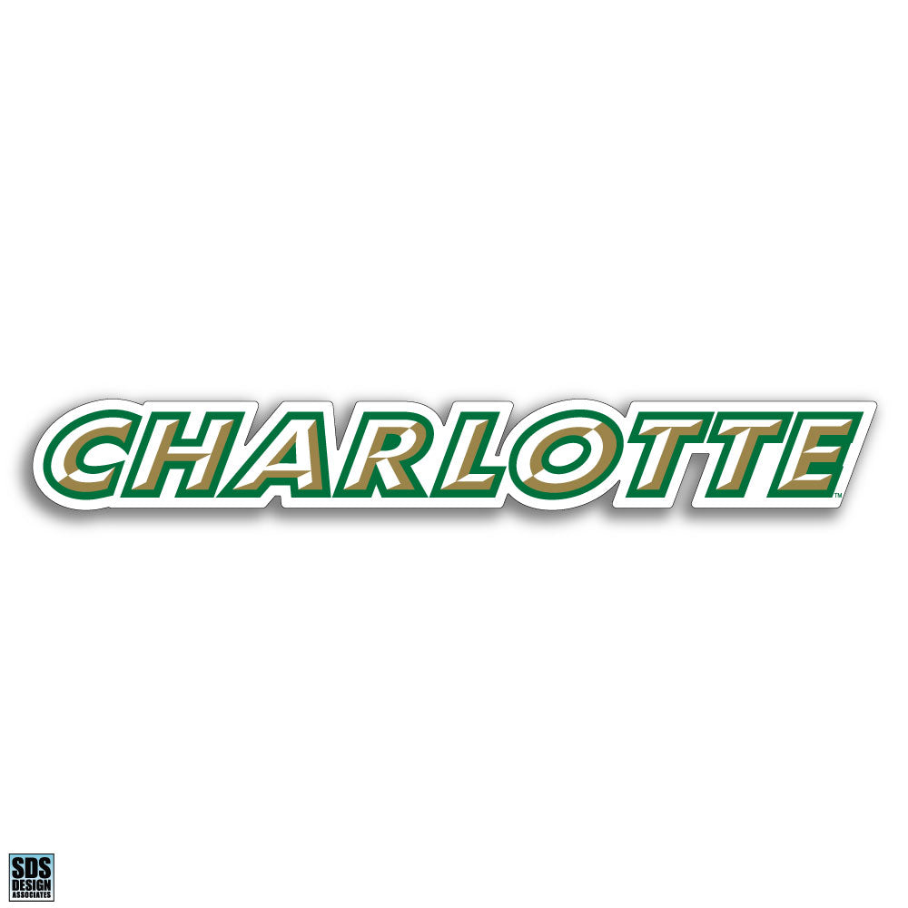 UNCC "Charlotte" Vinyl Decal (10")