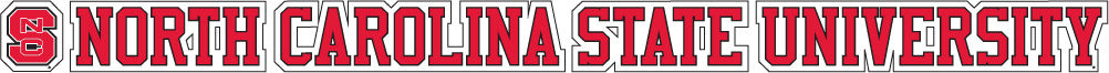 NC State 20"x2" Vinyl Decal