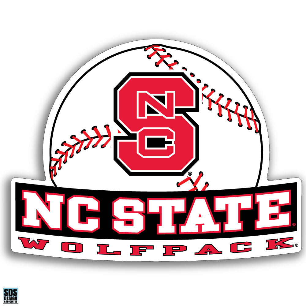 NC State Baseball Vinyl Decal