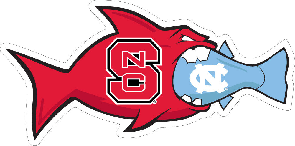 NC State/UNC Rival Fish Magnet