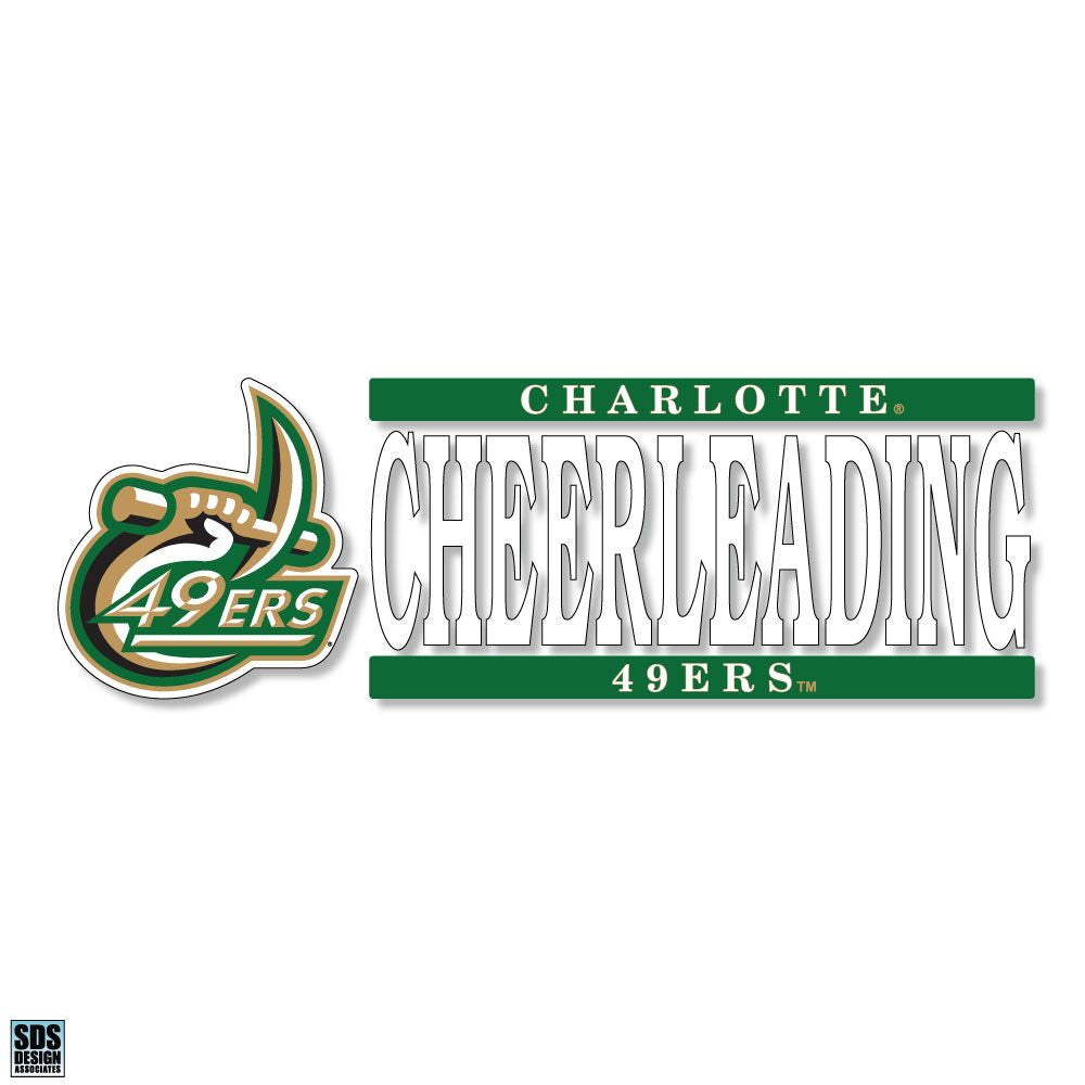 UNCC Cheerleading Vinyl Decal