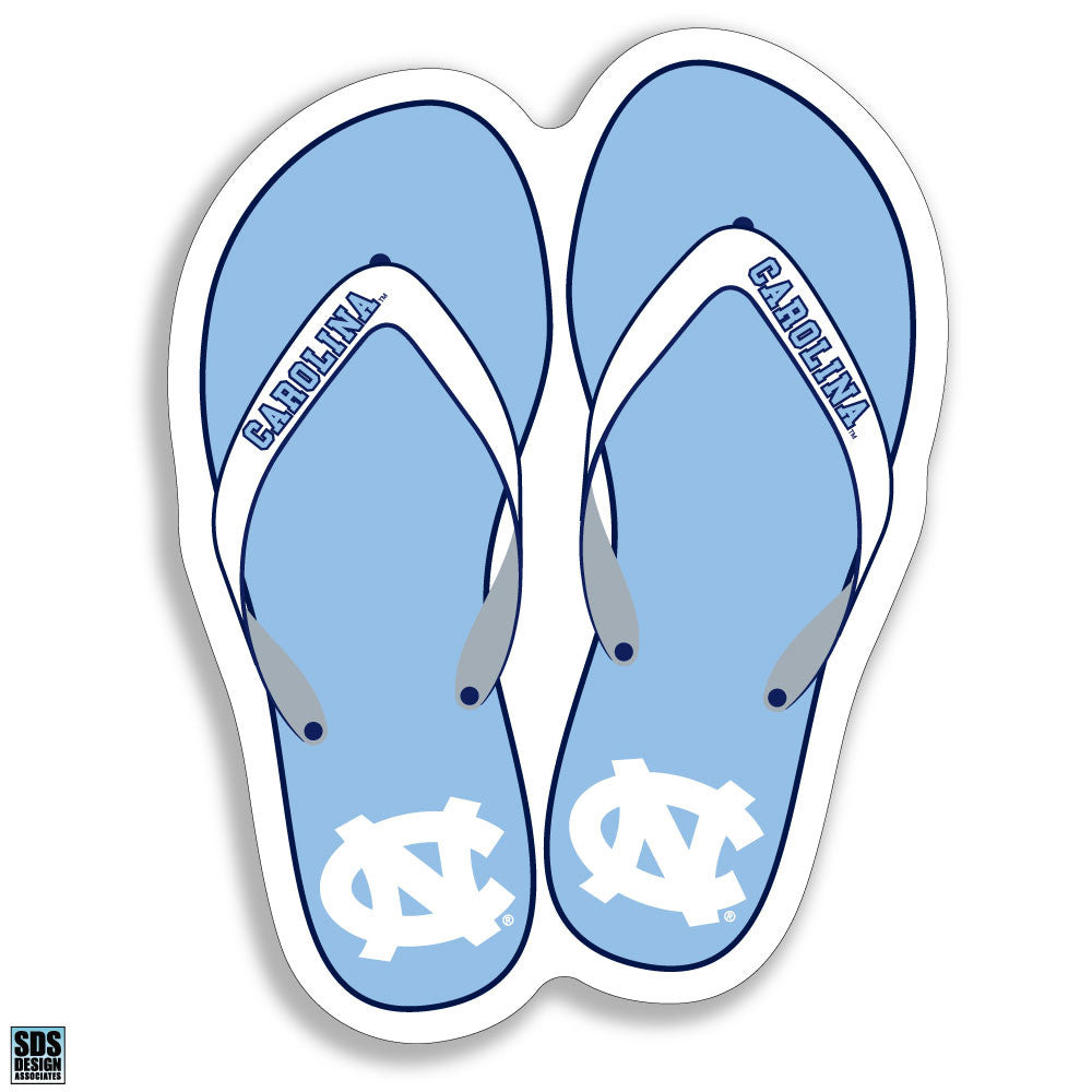 UNC Flip Flop Vinyl Decal