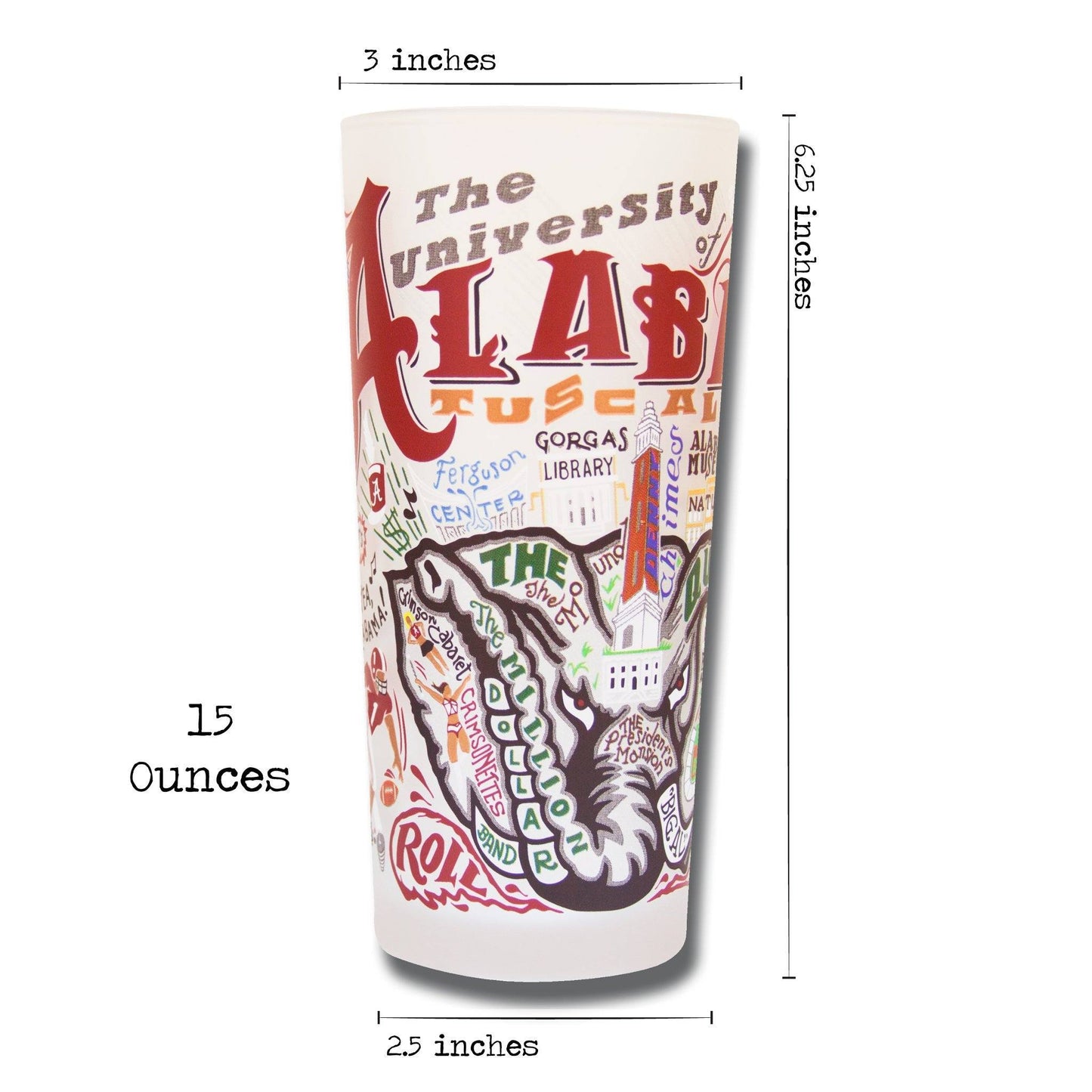 Alabama Frosted Glass