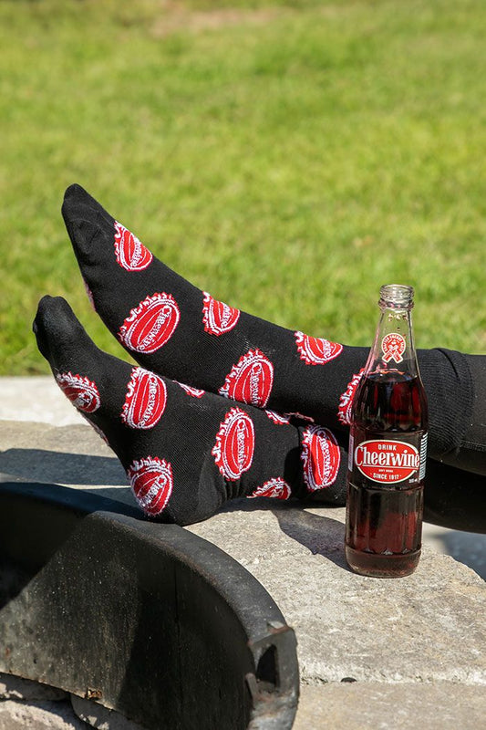 Cheerwine - Bottle Cap Socks