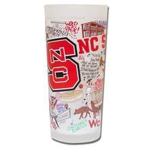 NC State Frosted Glass