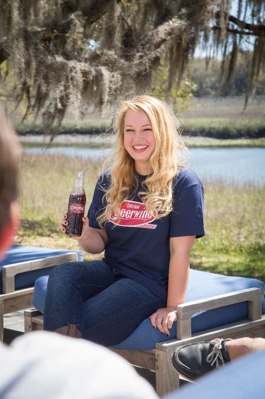 Cheerwine - Retro Blue T-Shirt