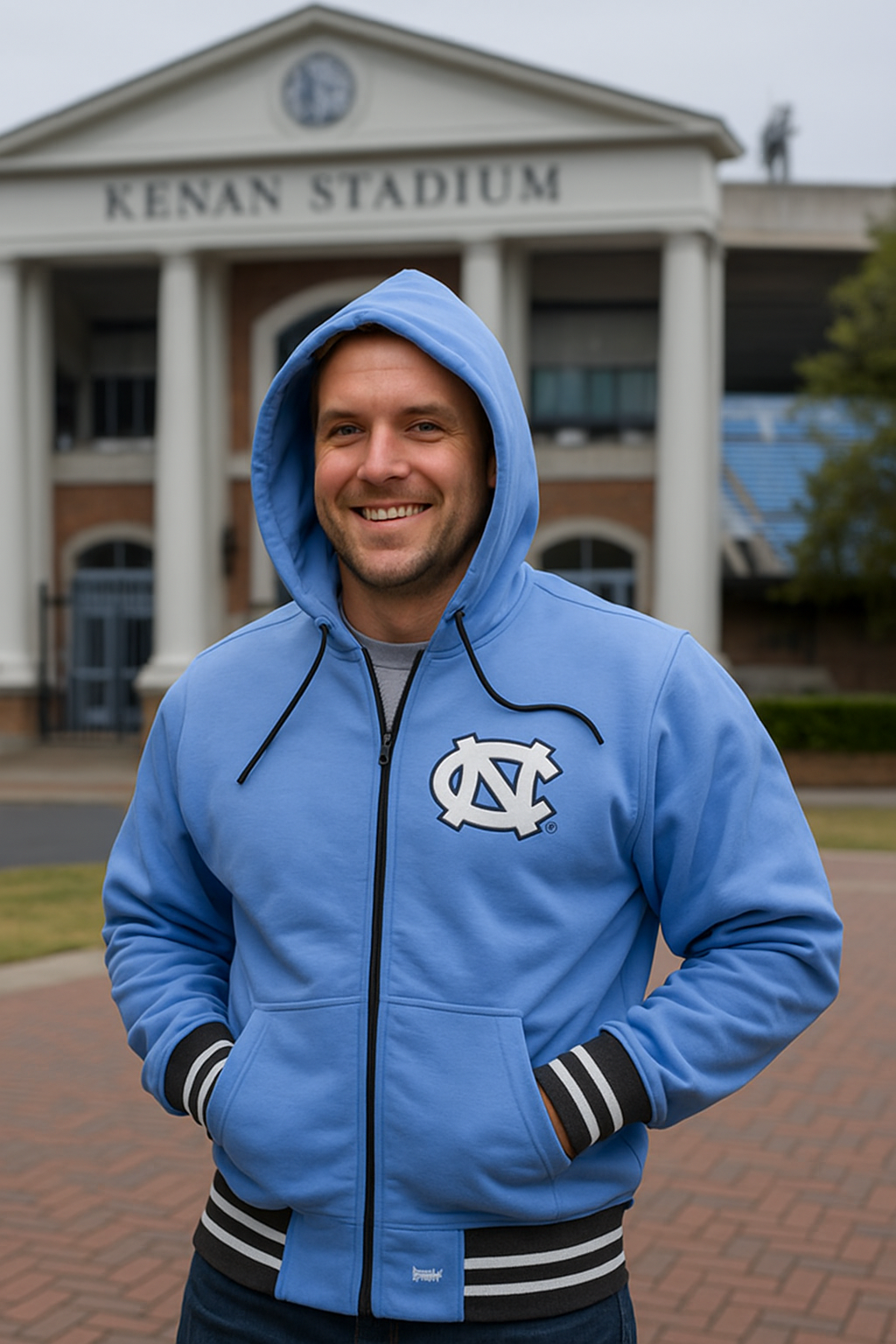 UNC Men's Full Zip Jacket