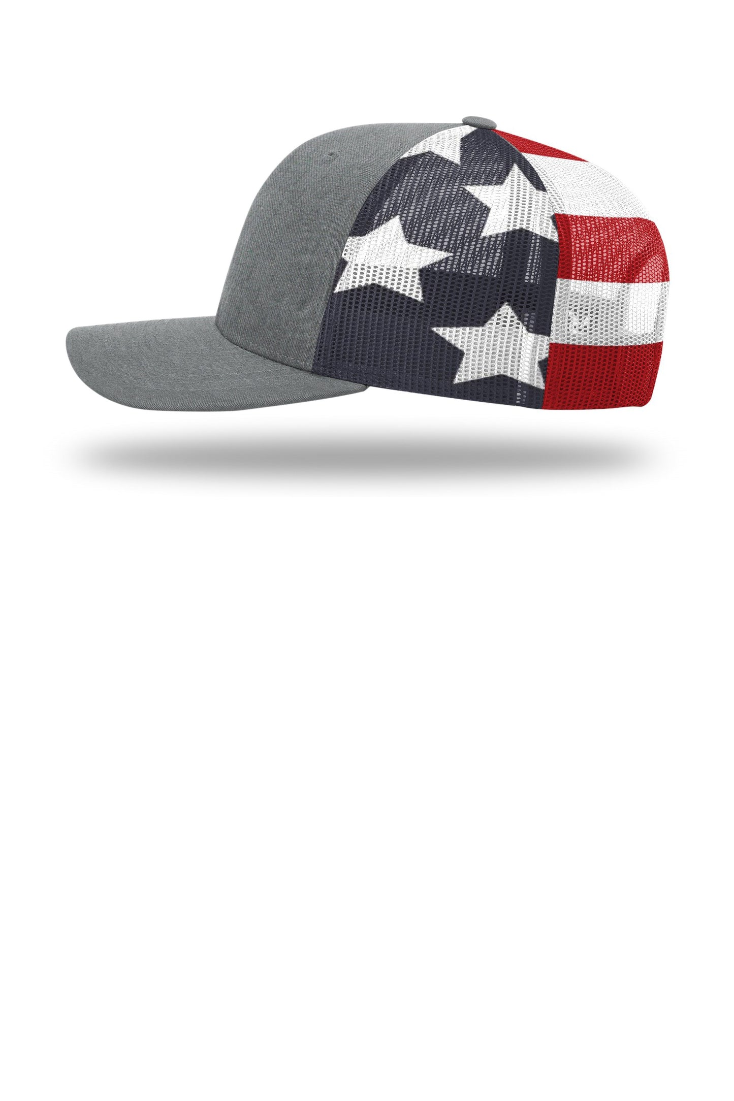 #76 American Flag Mesh Snapback Hat