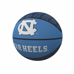 UNC Repeating Mini-Size Rubber Basketball