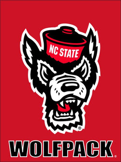 NC State - Banner Flag (Wolf Head)