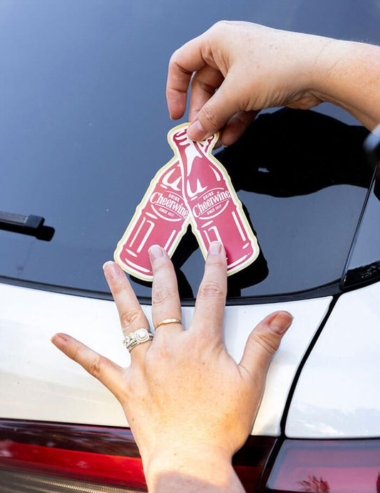 Cheerwine - Clinking Bottles Decal