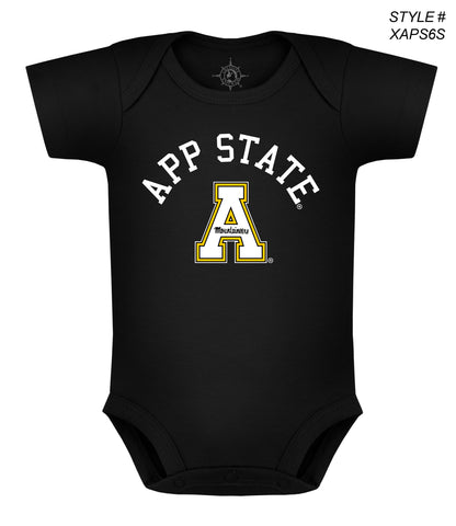 Appalachian Black Infant Bodysuit