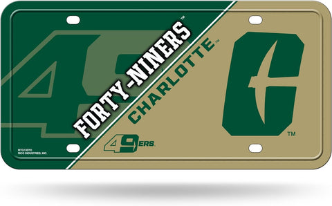 UNCC Metal Car Tag