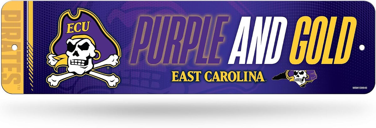 ECU Metal Street Sign