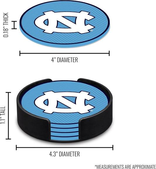 UNC PVC Coaster Set
