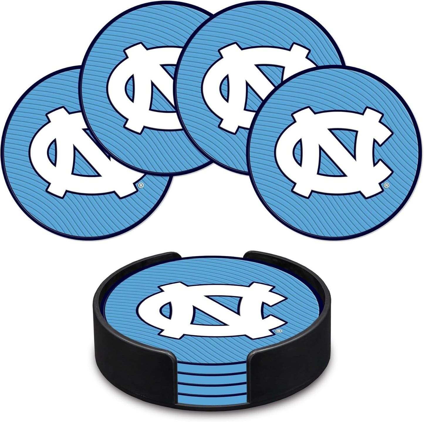 UNC PVC Coaster Set
