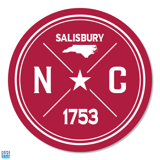 Salisbury NC Circle Magnet (3")