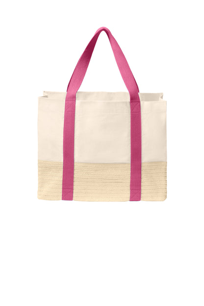 Port Authority Straw Market Tote