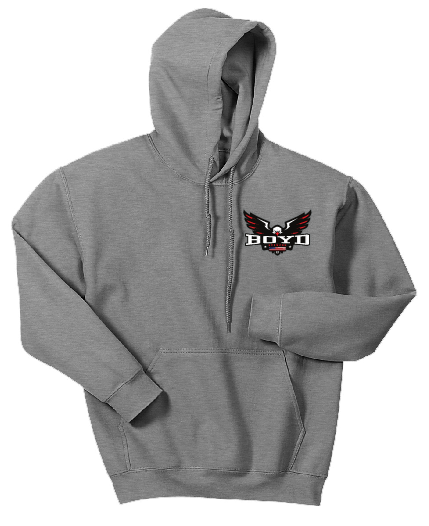 Boyd 76 Hooded Sweatshirt (Sport Grey)