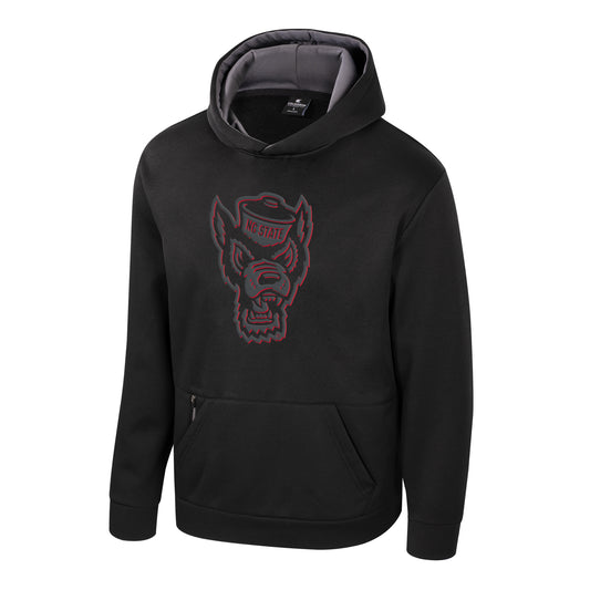 NC State Youth Boys Fridge Blackout Hoodie