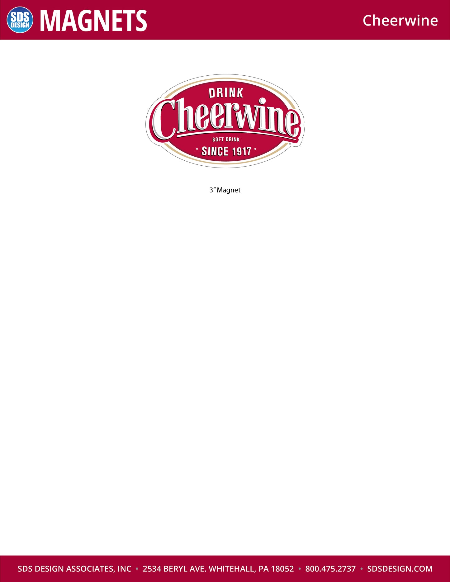 Cheerwine - Magnet