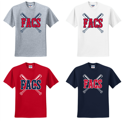 FACS Baseball / Softball T-Shirt (Adult)