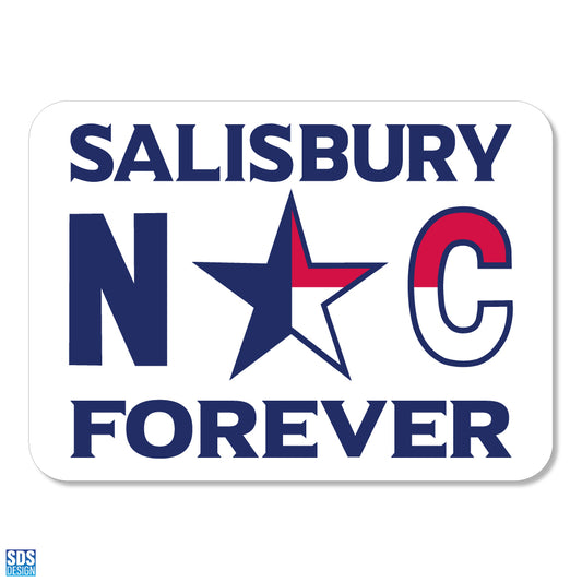 Salisbury NC Forever Vinyl Decal (3")