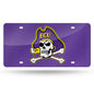 ECU Purple Laser Cut Auto Tag