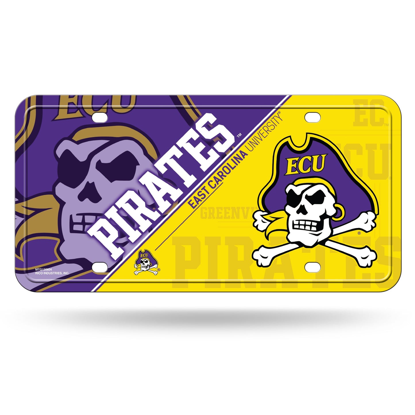 ECU Metal Car Tag