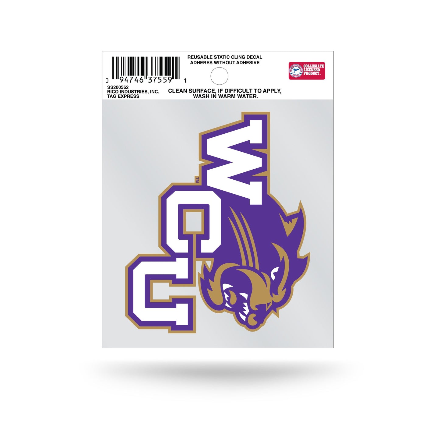 WCU Static Cling