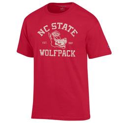 NC State Champion Vintage Wolf S/S Tee