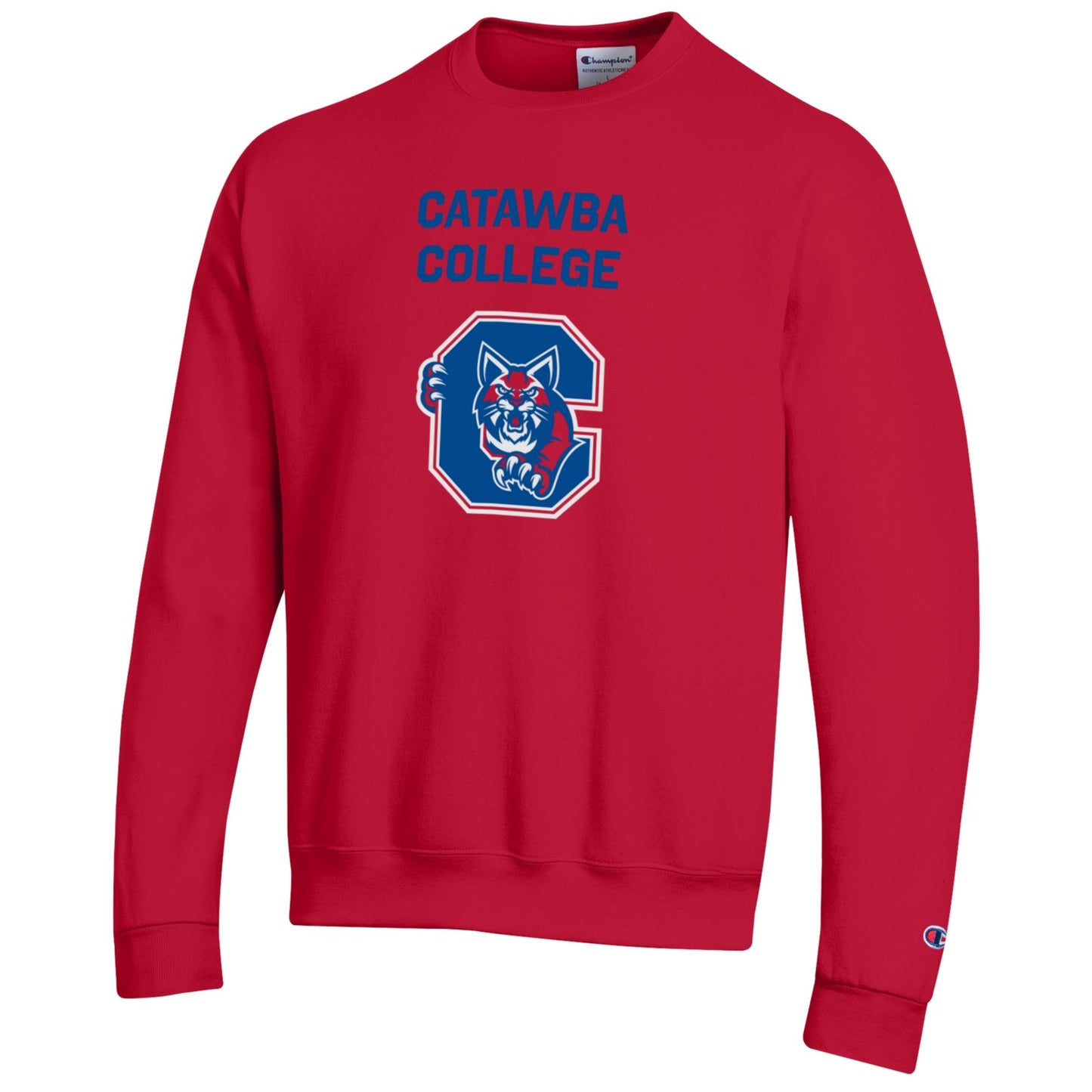 Catawba Champion Blue Mascot Crewneck Sweatshirt