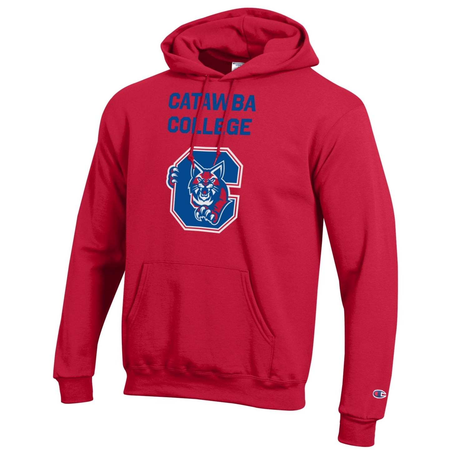 Catawba Champion Blue Mascot Hooded Sweatshirt