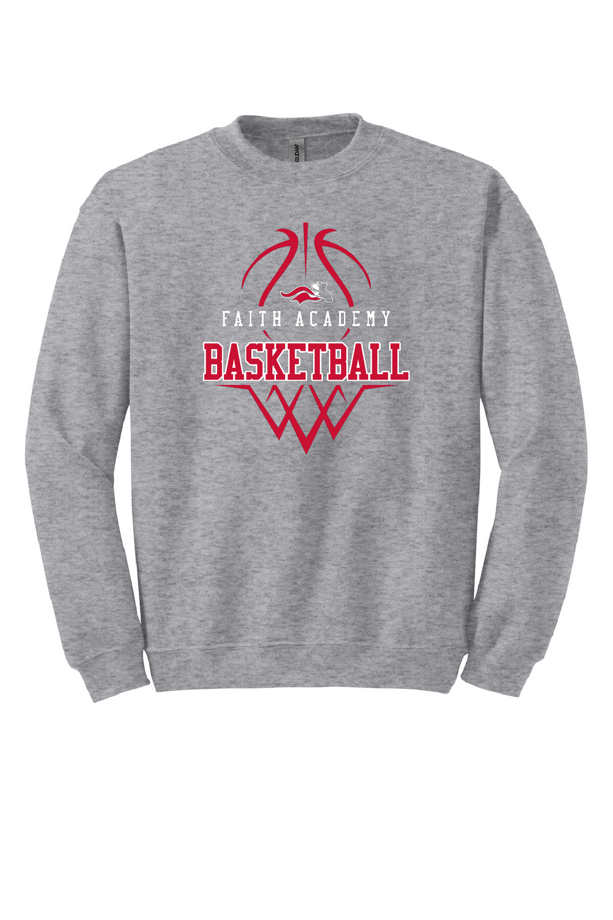 FACS Basketball Crewneck Sweatshirt (Adult) (Multiple Colors)