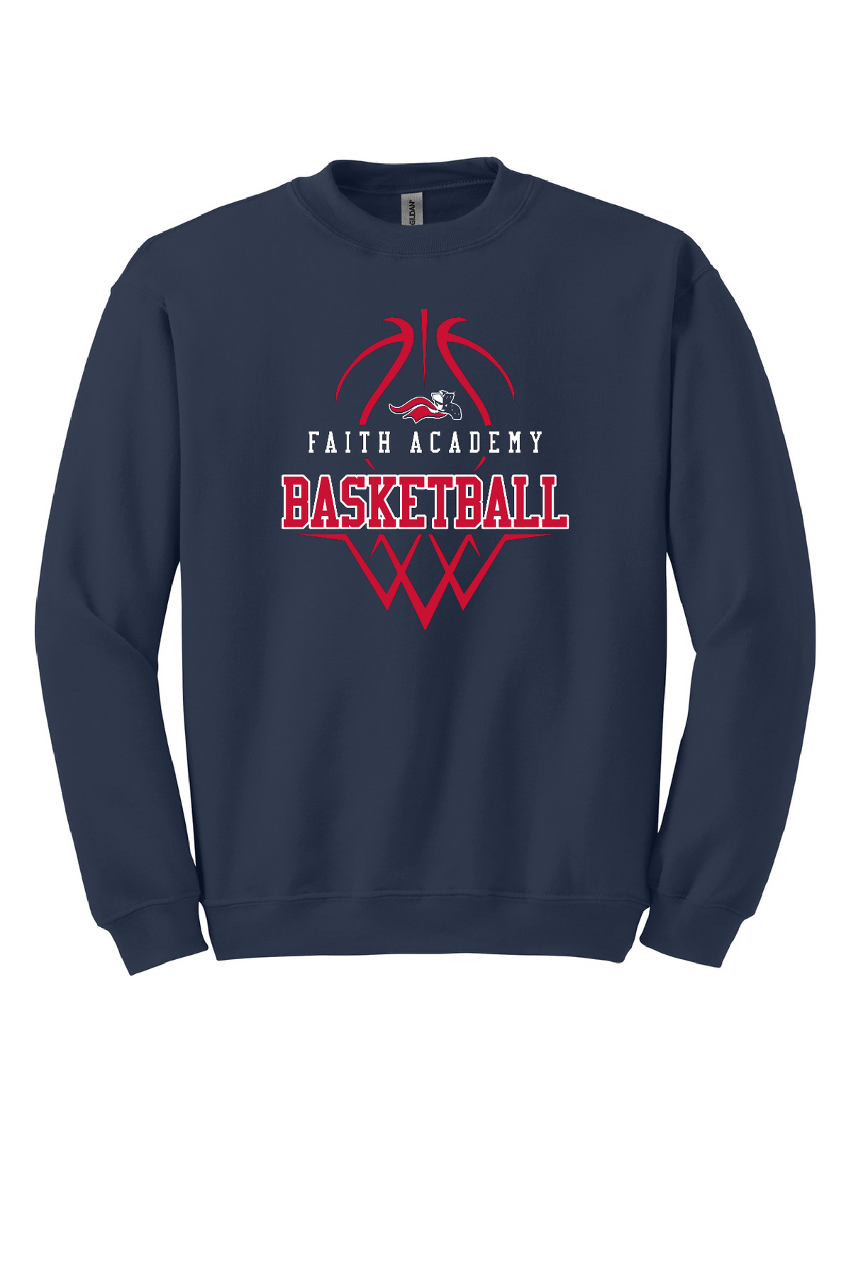 FACS Basketball Crewneck Sweatshirt (Adult) (Multiple Colors)